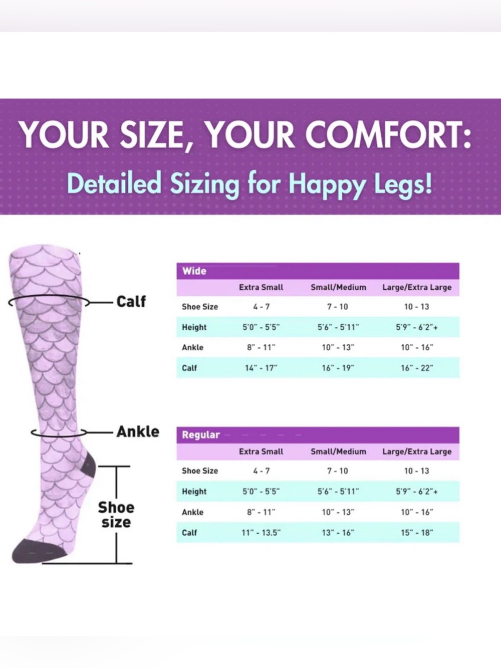 Compression Socks Pack - Multicolor Patterned Women's Socks - Picture 6 of 9